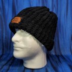 Black Beanie Brain Blanket 8"