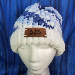 Blue Dreams Snow Day Brain Blanket