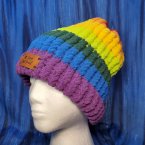 Rainbow Brain Blanket Beanie