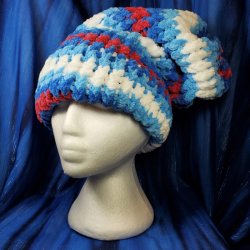 Red, White, and Boom Fun and Floppy Slouchy Hat
