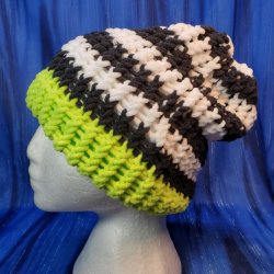 Beetlejuice Brain Blanket Beanie - Loose Knit