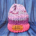Child Size Hat Pink Purple and Purple Sunset