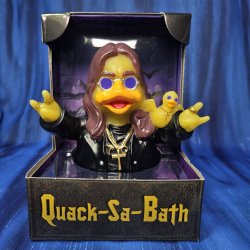 Quack-Sa-Bath Quack at the Moon Ozzy from CelebriDucks