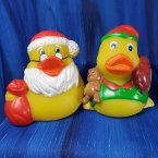 Santa and Elf Rubber Ducks