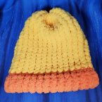 Ducky Child Size Hat in Orange and Yellow