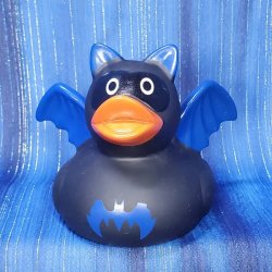 Batman in Blue Rubber Duck from Factotum
