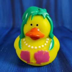 Mermaid Rubber Duck Teal