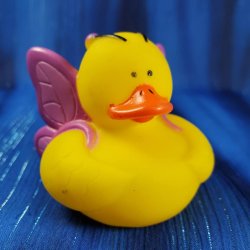 Purple Butterfly Rubber Duck