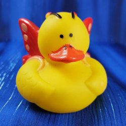 Red Butterfly Rubber Duck