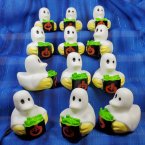 12 Trick-or-Treating Ghost Rubber Ducks