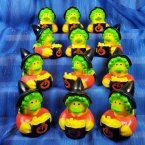 12 Trick-or-Treating Witch Rubber Duck