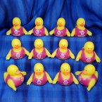 12 Peace Yoga Rubber Ducks