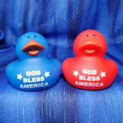God Bless America Rubber Duck Set