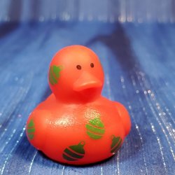 Christmas Red Mini Rubber Duck
