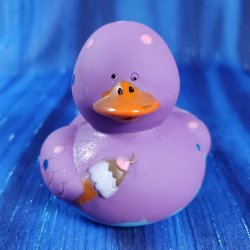 Purple Mixed Berry Sweet Treats Rubber Duck