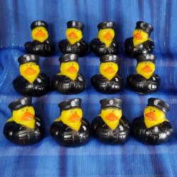 12 Law Enforcement Rubber Ducks - Police Officer