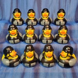 12 Law Enforcement Rubber Ducks - SWAT