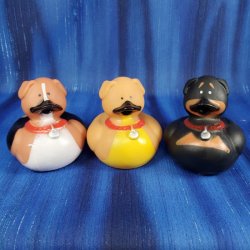 Dog Rubber Duck Trio