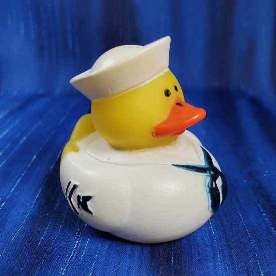 Military - US Navy Rubber Duck Dress Whites - Click Image to Close