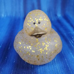 Rubber Duck I Bath-Duck I Glitter Gold 