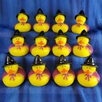 12 Halloween Witch Rubber Ducks