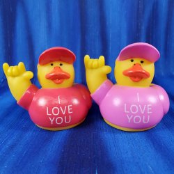 I Love You Rubber Duck Duo