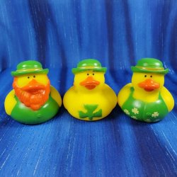 Irish St. Patrick's Day Rubber Duck Trio