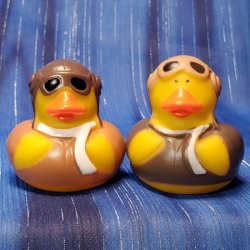 Aviator Rubber Duck Duo