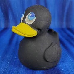 Black Night Rubber Duck from Lanco
