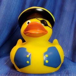 Percy Postler Pirate Rubber Duck from Postler International