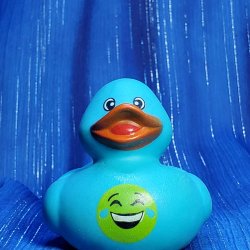 Chunky Happy Emoji Rubber Duck