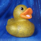 Glitter Gold Rubber Duck