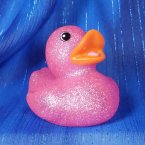 Glitter Pink Rubber Duck