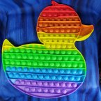 Rainbow Ducky Mega Bubble Popper 13"