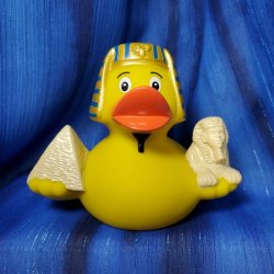 Egyptian King Rubber Duck from Schnabels