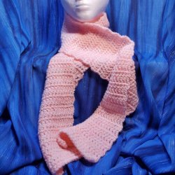 Soft Pink with White Scarf