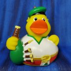 Scottish Bagpiper Rubber Duck from Schnabels