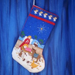 Nativity Stocking Right Toe