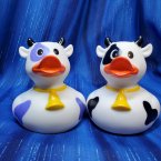 Two Cow Rubber Ducks from Factotum