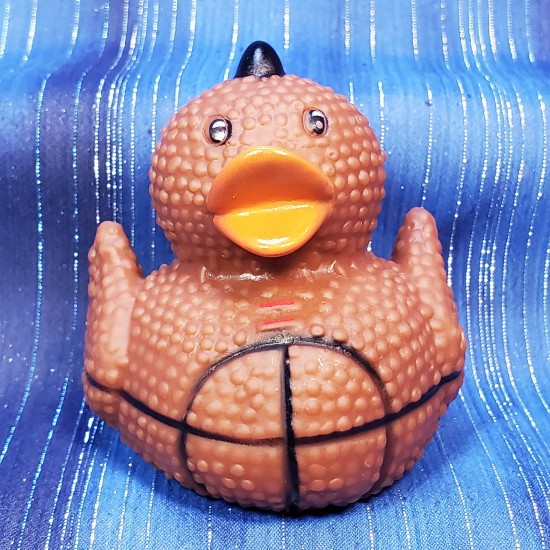 Textured Football Rubber Ducks - Click Image to Close